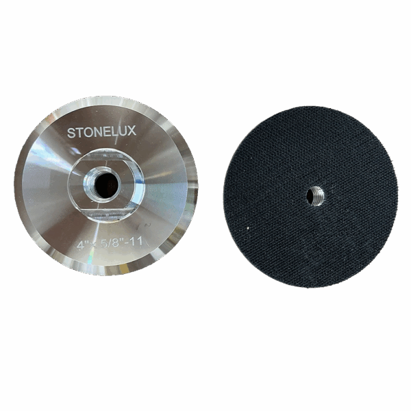 BASE ALUMINIO <br/>VELCRO 4" R 5/8 - Imagen 3