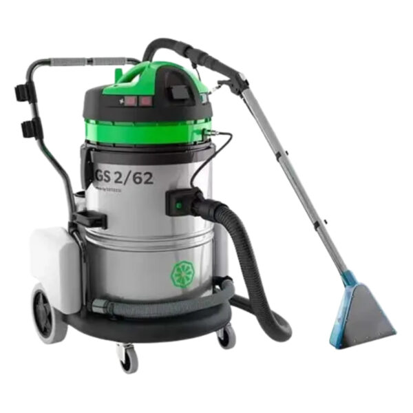GS2-62EXT<br/>ASPIRADORA IND. INYECCIÓN Y EXTRACCIÓN 62 LT ACERO INOX.