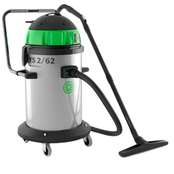 YS2-62WD<br/>62 LT 2 MOTORES, SECO-HÚMEDO, TANQUE ACERO INOXIDABLE.
